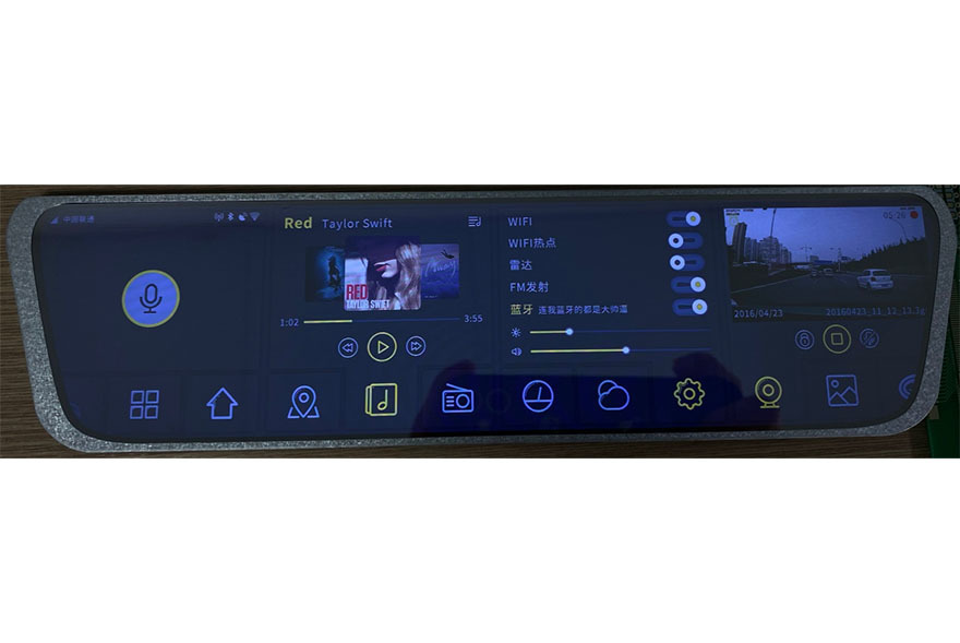 上铁框+TFT+FPC+背光