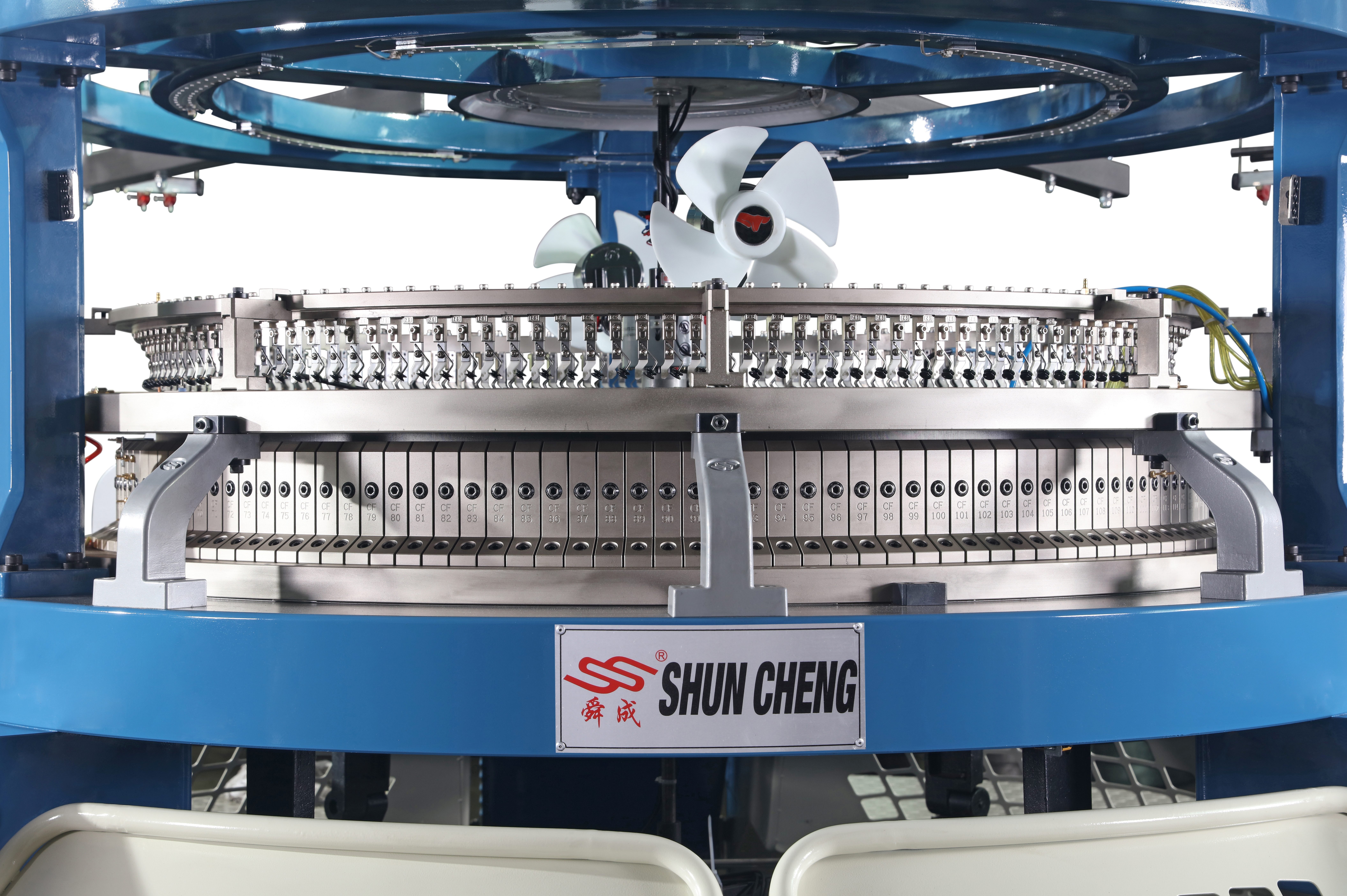 Single Jersey 4 Tracks Open Width Knitting Machine