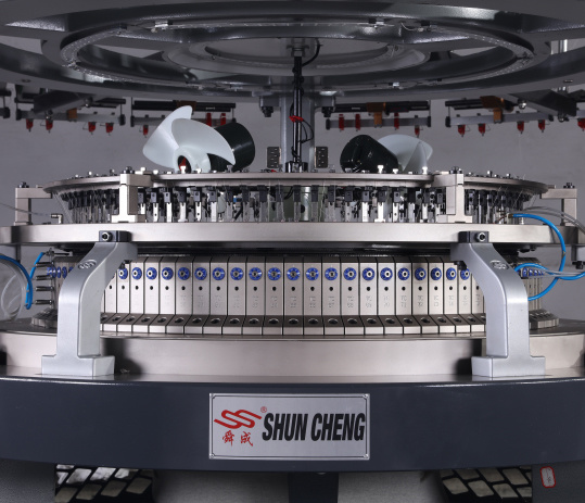 3-thread fleece circular knitting machine