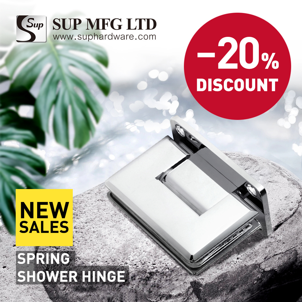 GH30XB Spring shower hinge glass door brass new hinge