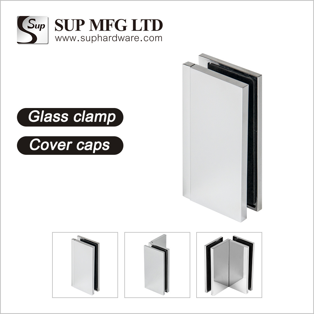 FC9045 Glass connector wall-mounte glass clamp fixed clamp with cover