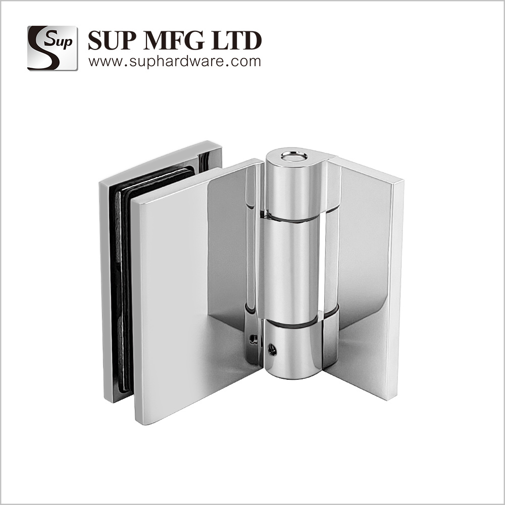 Folding glass door Bi-fold shower hinge with spring ball cover caps GHWC111
