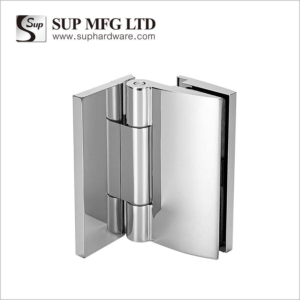 Folding glass door Brass bi-fold shower hinge with covers GHWC421B