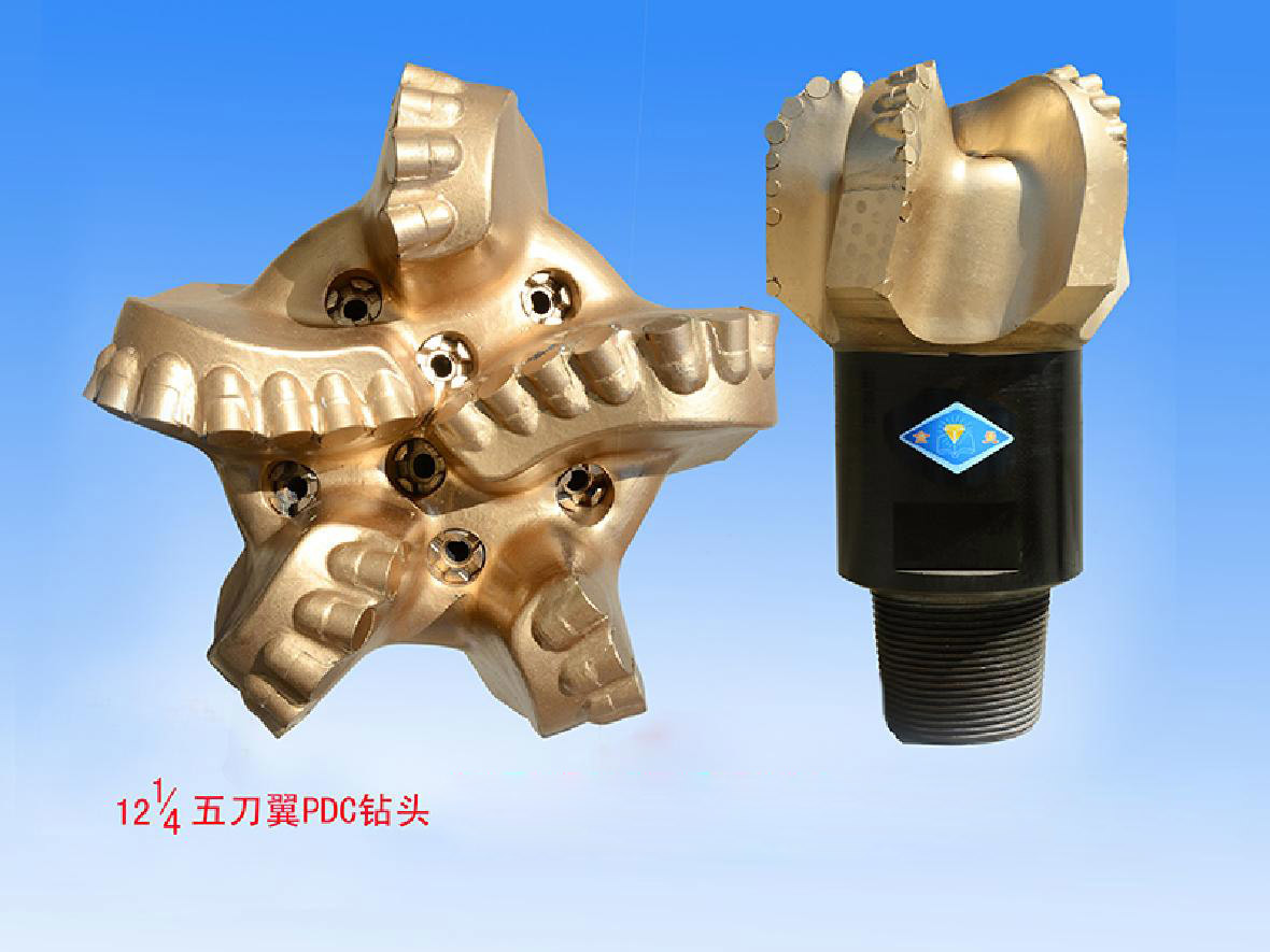 12 1/4 Five-tool-blade PDC Bit