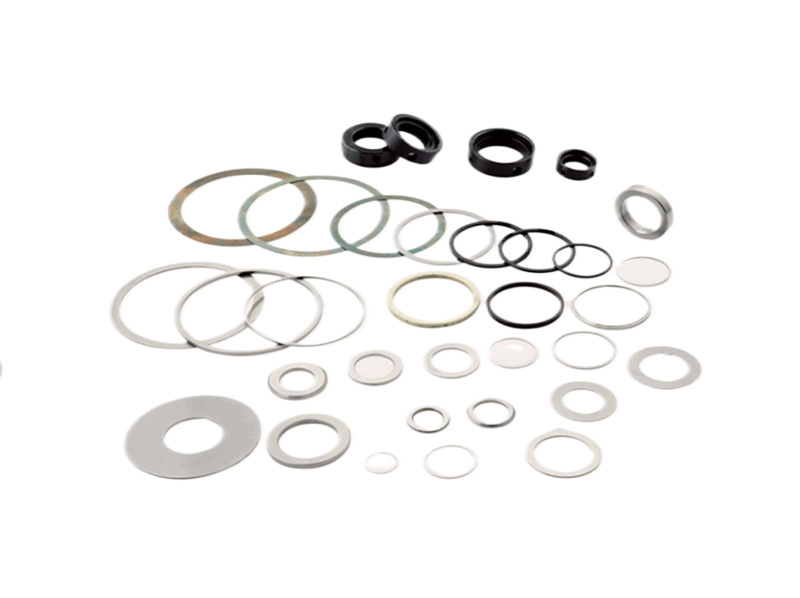 Adjust the gasket, retaining ring, and eccentric sleeve