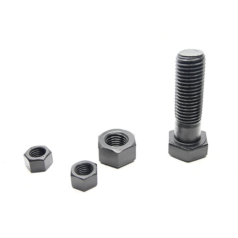 Zinc-plated screws and nuts