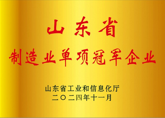 Single-champion enterprise in manufacturing Single-champion enterprise in manufacturing