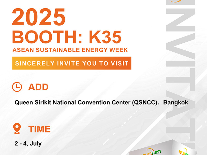 Focusing on Clean Energy in Southeast Asia, Solar First Group to Debut at Bangkok Event