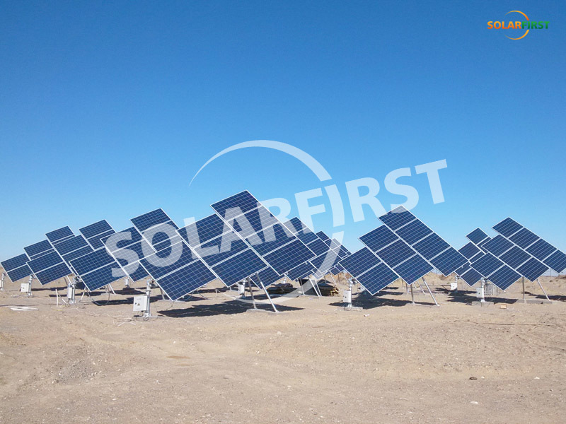 180KW tilt tracker project in Gansu