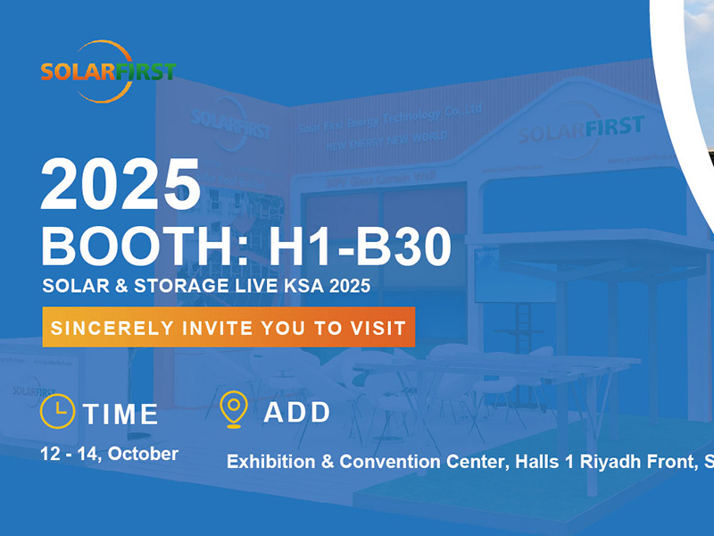 Solar First Energy Welcomes You to Solar & Storage Live KSA 2025