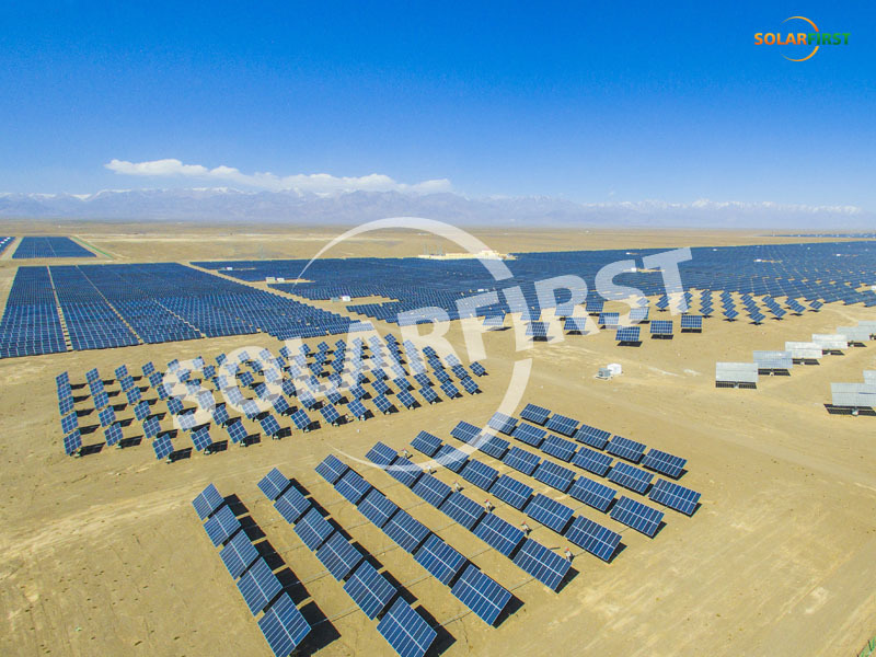 150KW Linkage Flat Single Axis Tracking Project Hami, Xinjiang