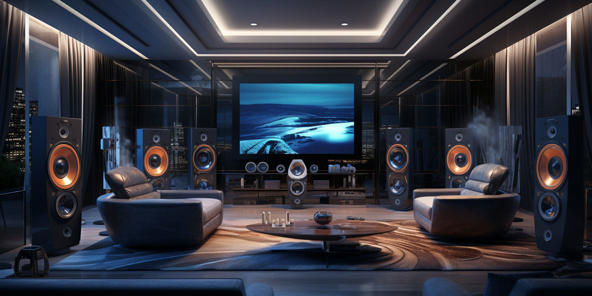 Smart home entertainment speaker