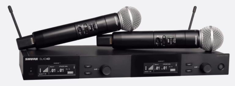 SLXD24D/SM58 dual-channel wireless microphone