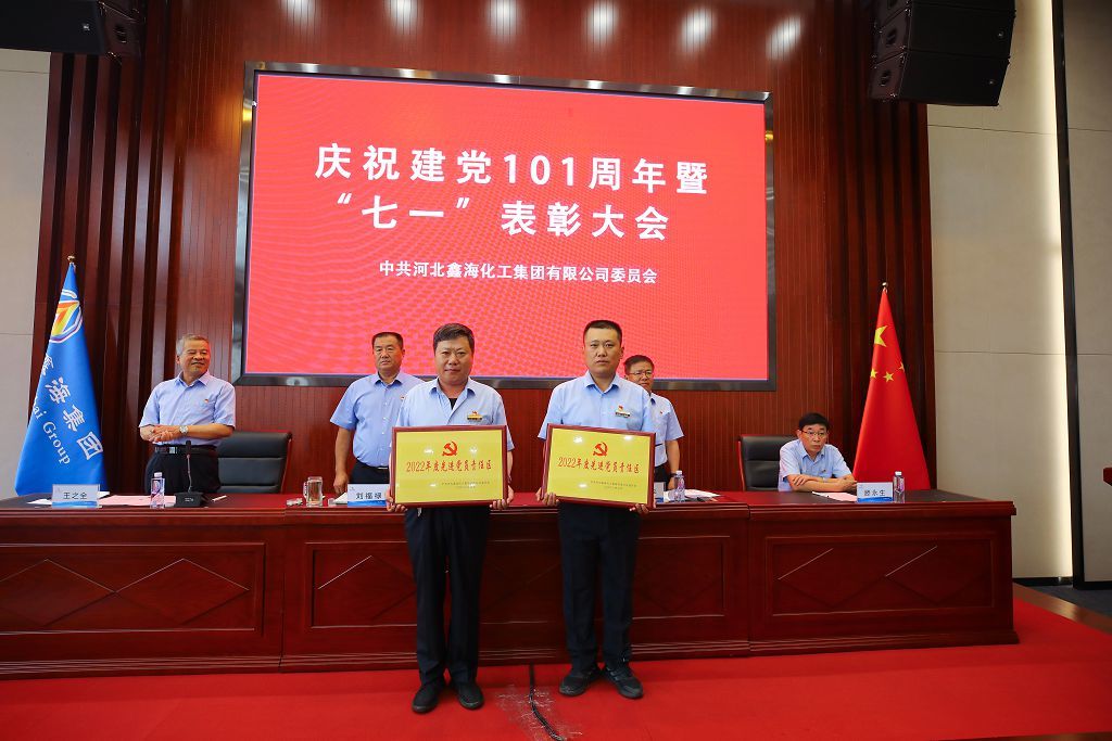 Xinhai Group Party Committee Held a Celebration of the 101 Anniversary of the Founding of the Party and "July 1" Commendation Conference