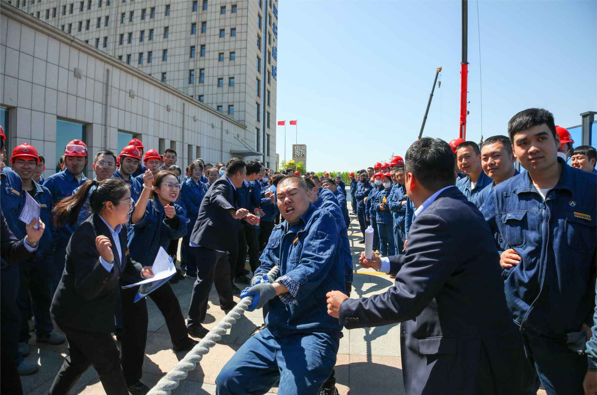 Xinhai Holding Group Held the 3rd "Xinhai Power Cup" Staff Tug-of-war Competition to Celebrate May 1