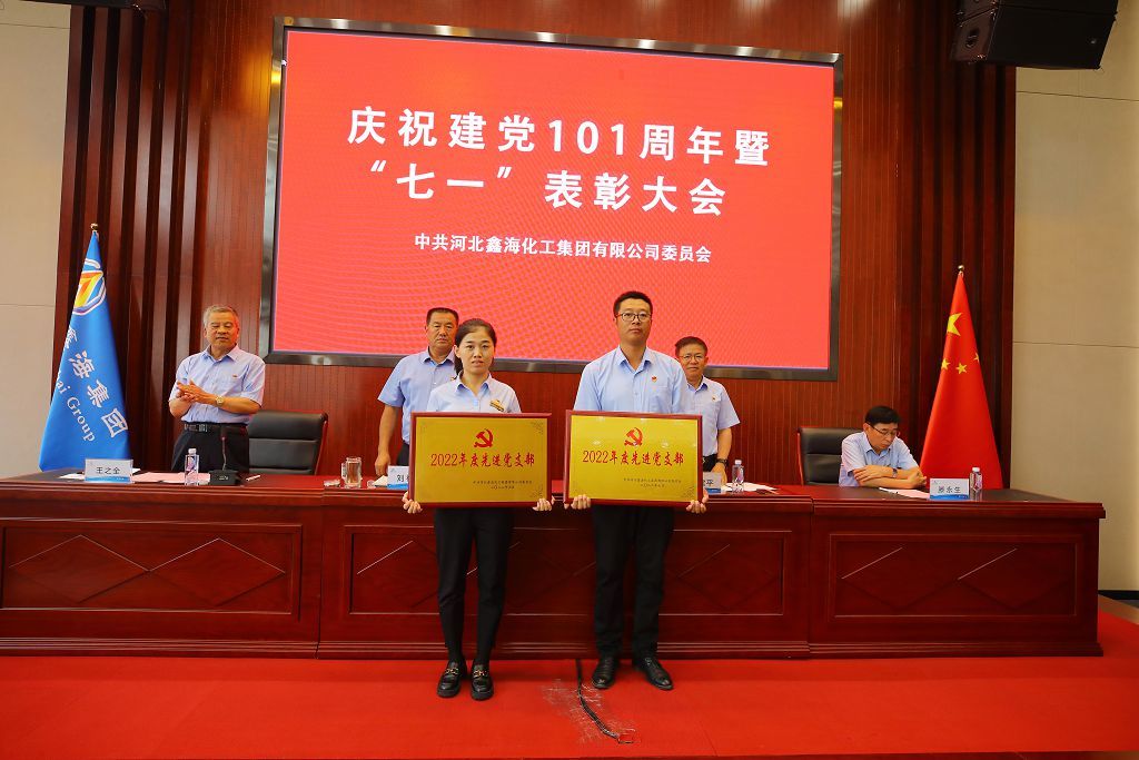 Xinhai Group Party Committee Held a Celebration of the 101 Anniversary of the Founding of the Party and "July 1" Commendation Conference