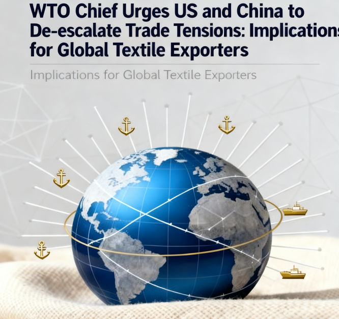 WTO Chief Urges US and China to De-escalate Trade Tensions: Implications for Global Textile Exporters WTO Chief Urges US and China to De-escalate Trade Tensions: Implications for Global Textile Exporters