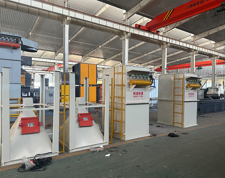 Single machine bag dust collector