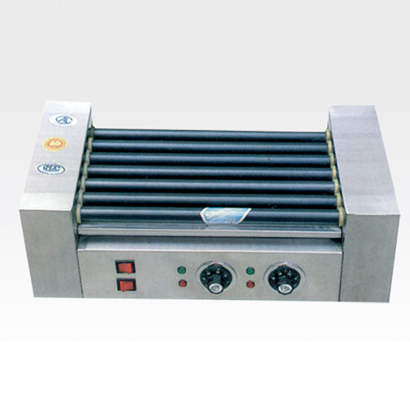 Drum type sausage grilling machine