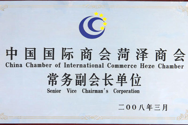 中国国际商会菏泽商会常务副会长单位