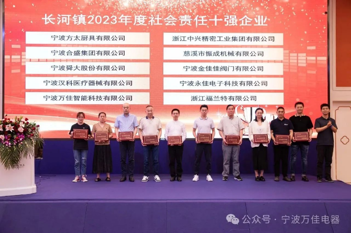 企业资讯 | 万佳喜获长河镇经济高质量发展大会全面表彰