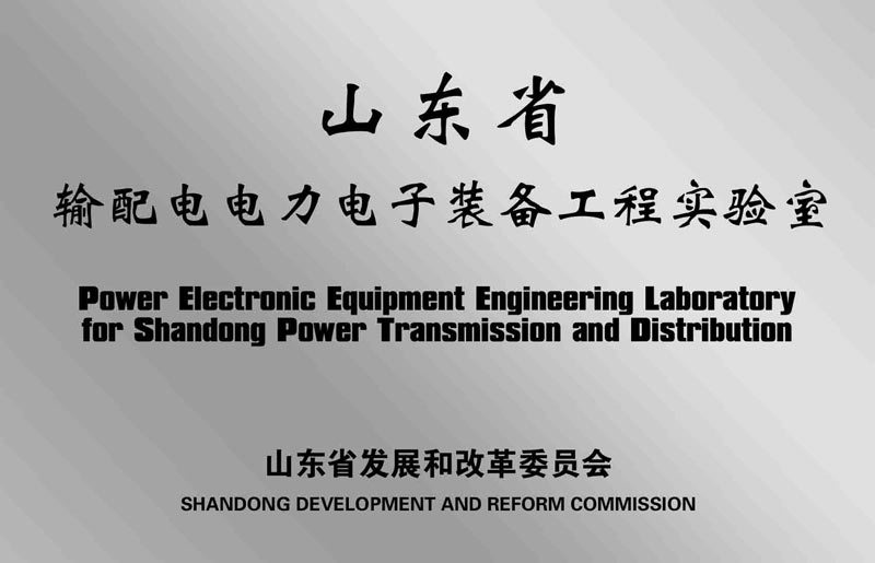 Shandong laboratory for transmission and distribution power and electronic equipment engineering