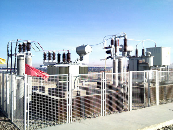  Arc suppression coil complete-set device operating in wind power plant in Inner Mongolia