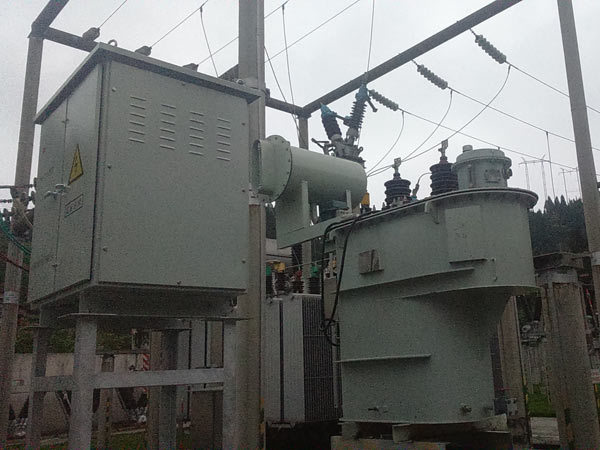  Arc suppression coil complete-set device operating in 110kV substation of State Grid in Tiantangwan, Hunan