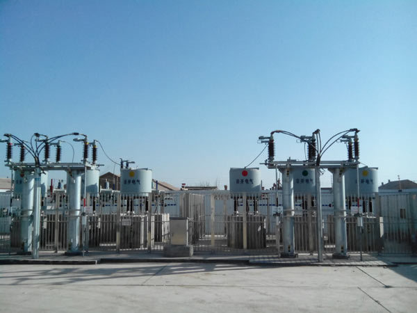 TBB shunt-capacitor complete-set device operating in northern suburb substation in Linhe, Inner Mongolia