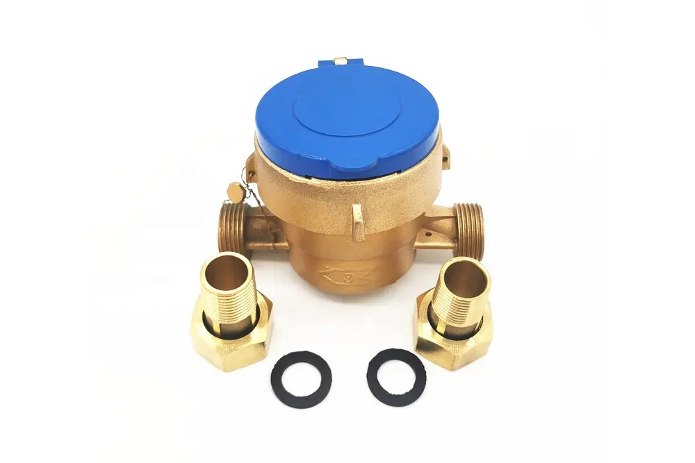 DN 15 Wet Type Single jet Brass Water Meter
