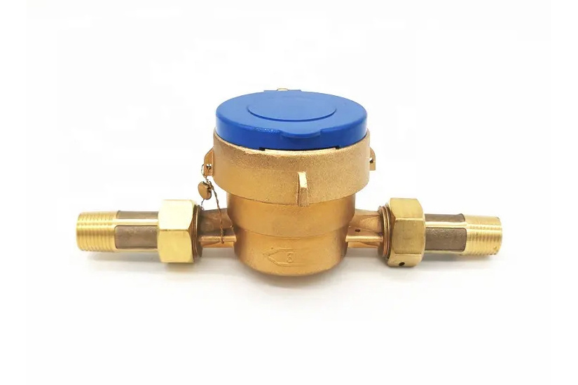 DN 15 Wet Type Single jet Brass Water Meter