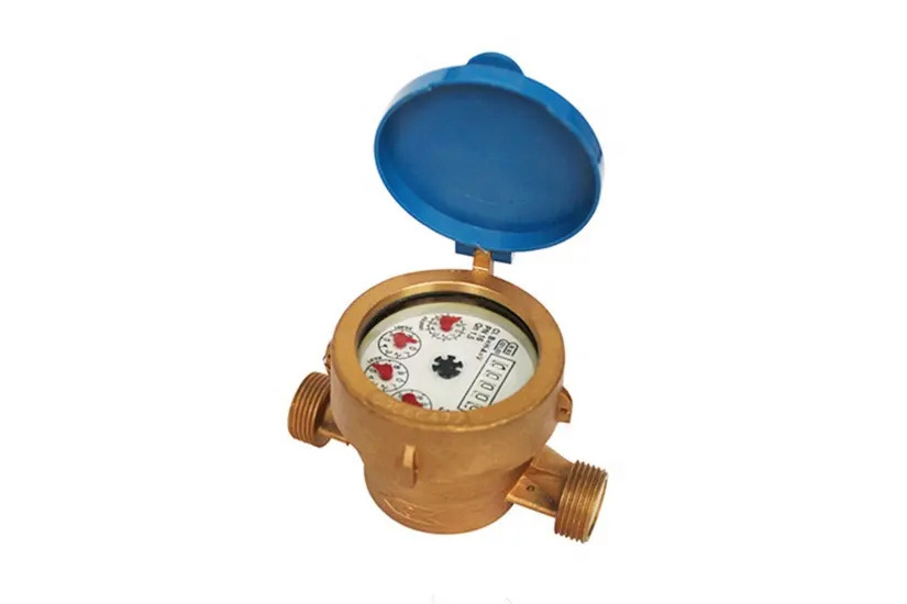 DN 15 Wet Type Single jet Brass Water Meter
