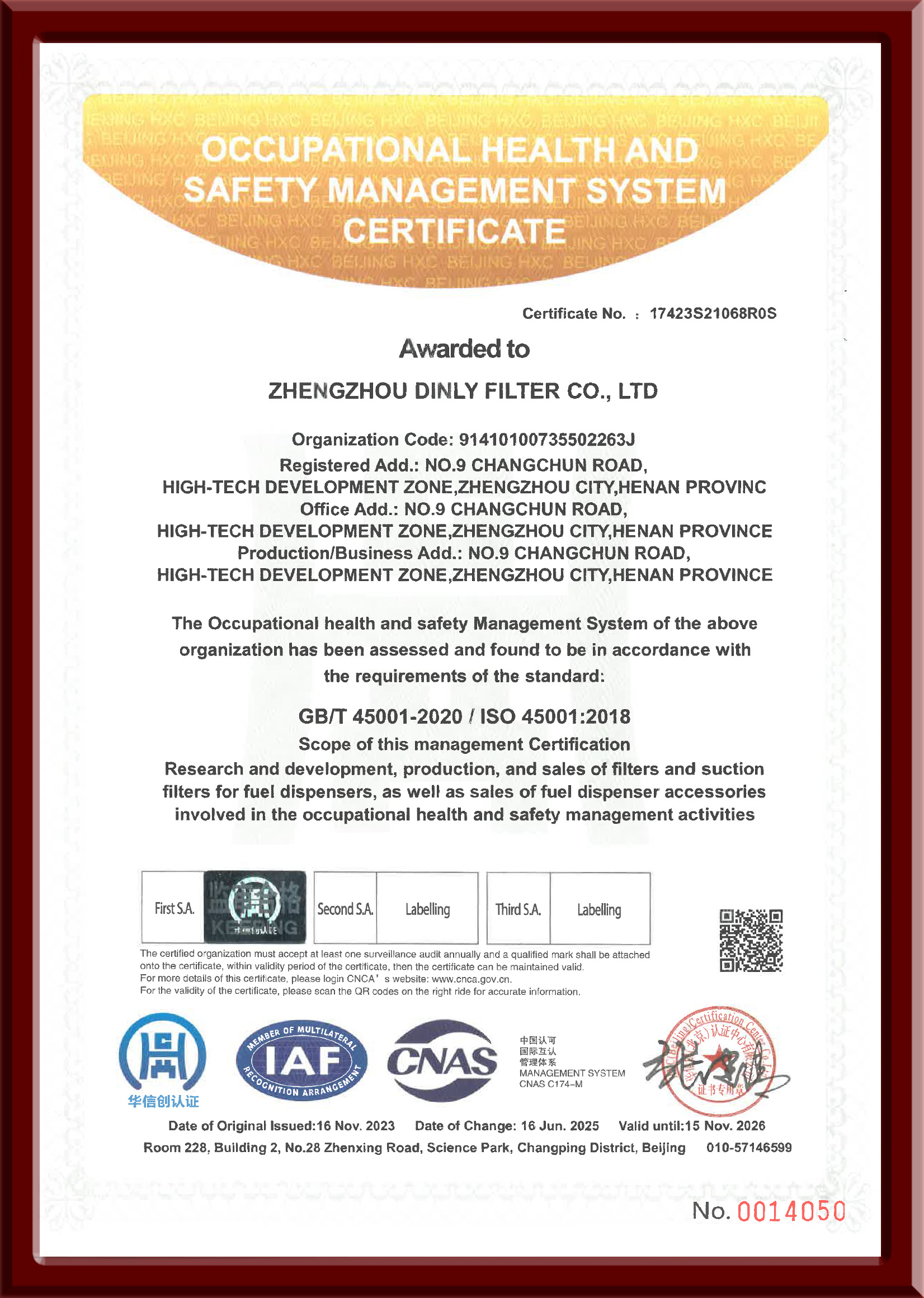 ISO45001英文