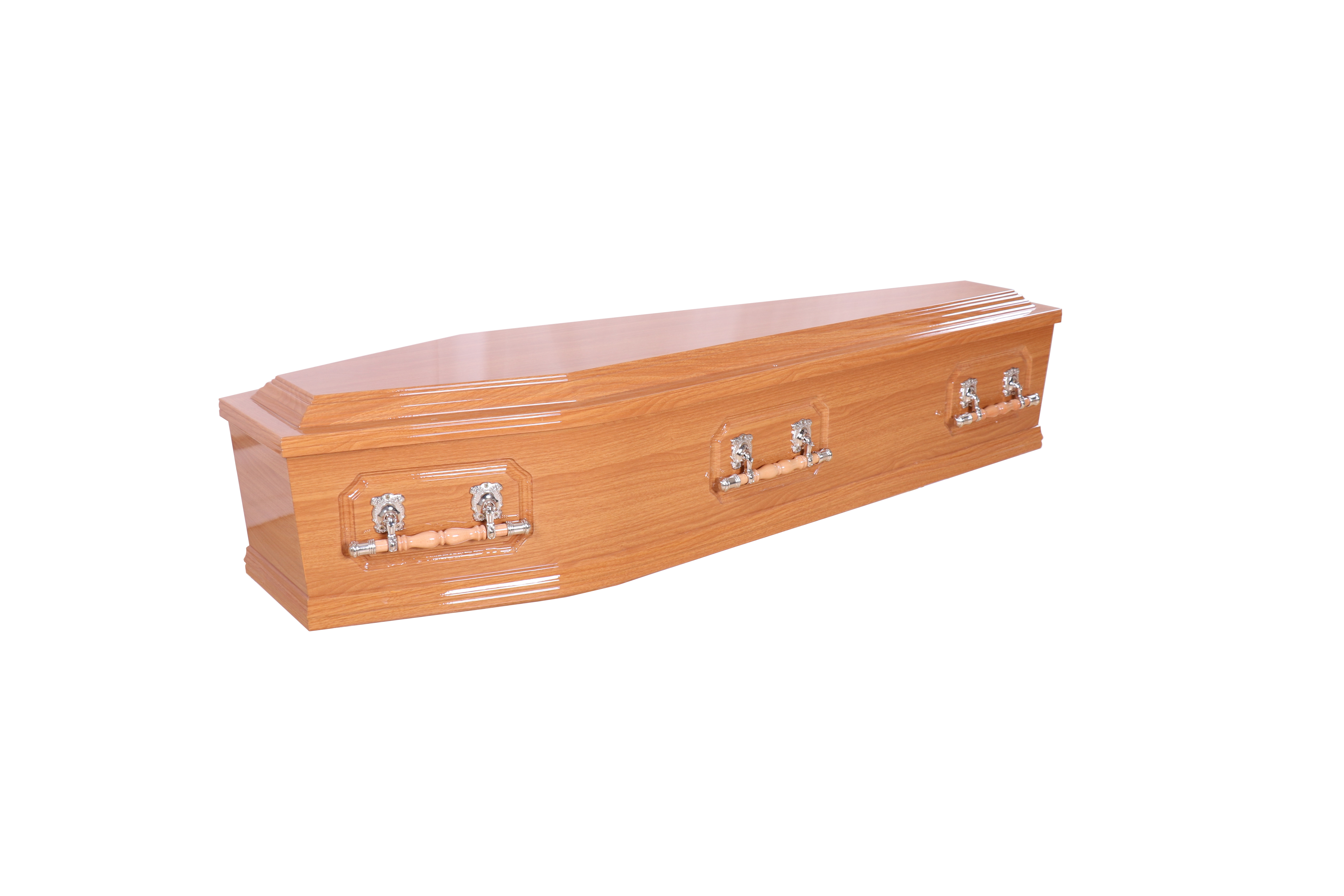 DOUBLE RAISED LID-LIGHT OAK-SHELL