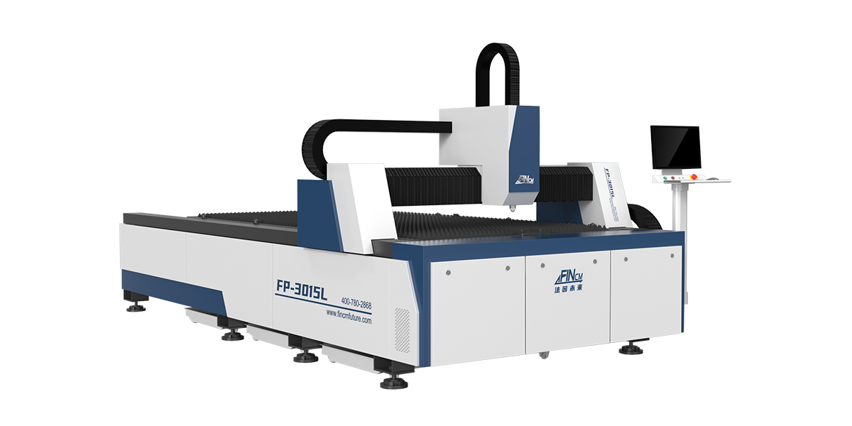 Single platform laser cutting machine