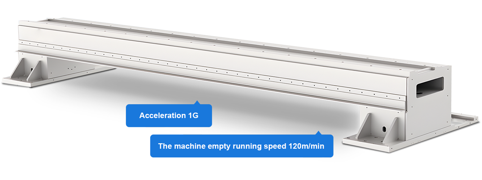 Compact design single table laser cutting machine