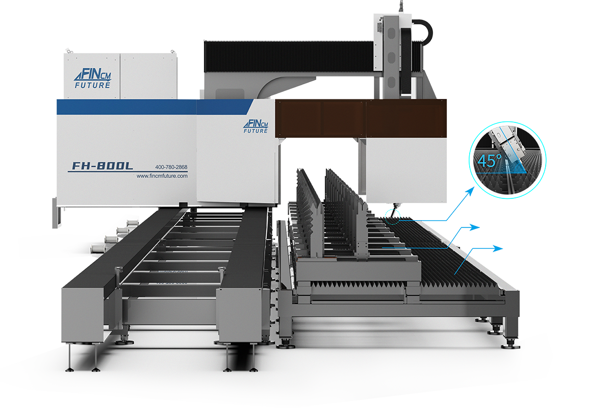 Plate profile groove cutting three-in-one