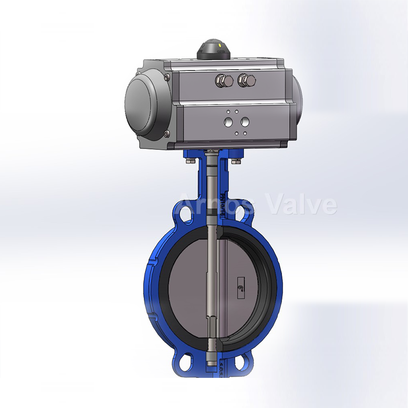 Pneumatic Wafer Universal Centerline Butterfly Valve
