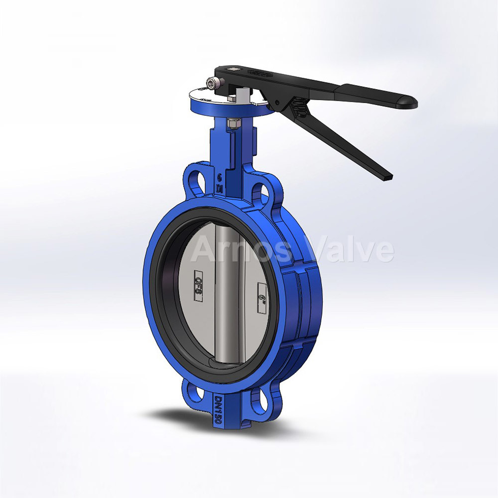 Manual clamping universal center line valve
