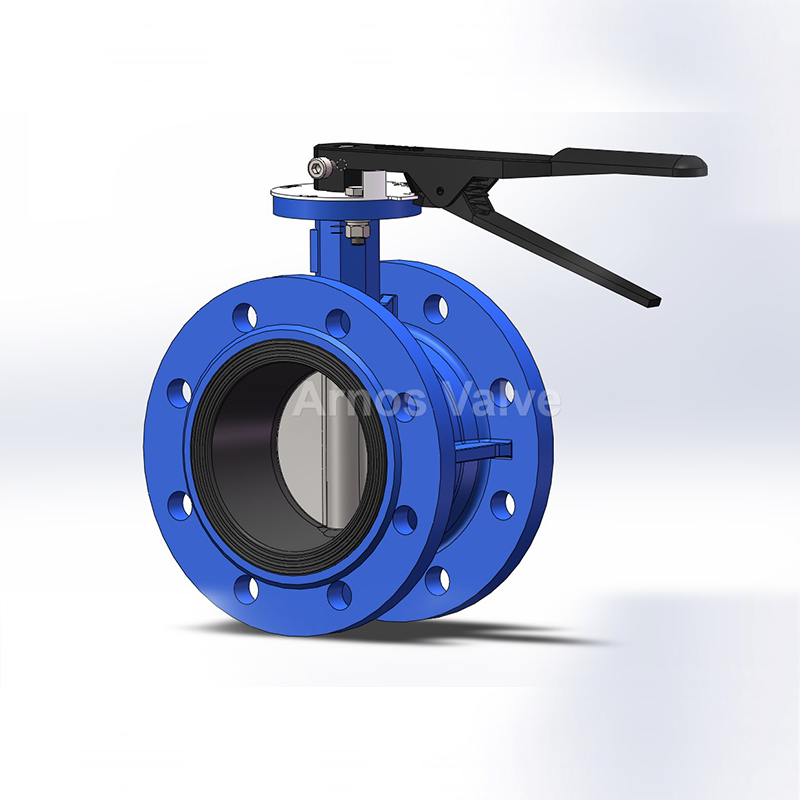 Handle Flange Centerline Butterfly Valve