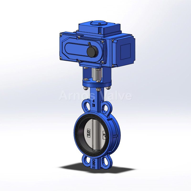 Electric Actuator Wafer Butterfly Valve With Soft Seat