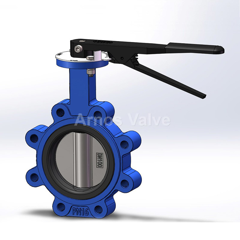 Manual Lug Centerline Butterfly Valve