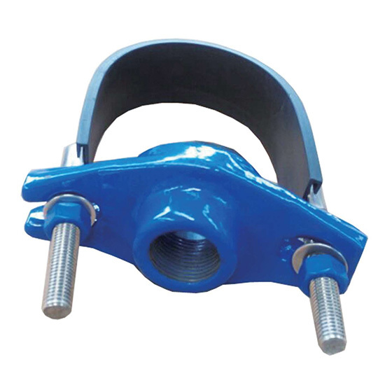 Universal Tapping Saddle--Threaded Outlet