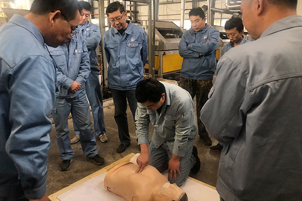 Our company organized an emergency drill in 2019 Our company organized an emergency drill in 2019