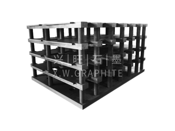 Quartz product firing material rack
