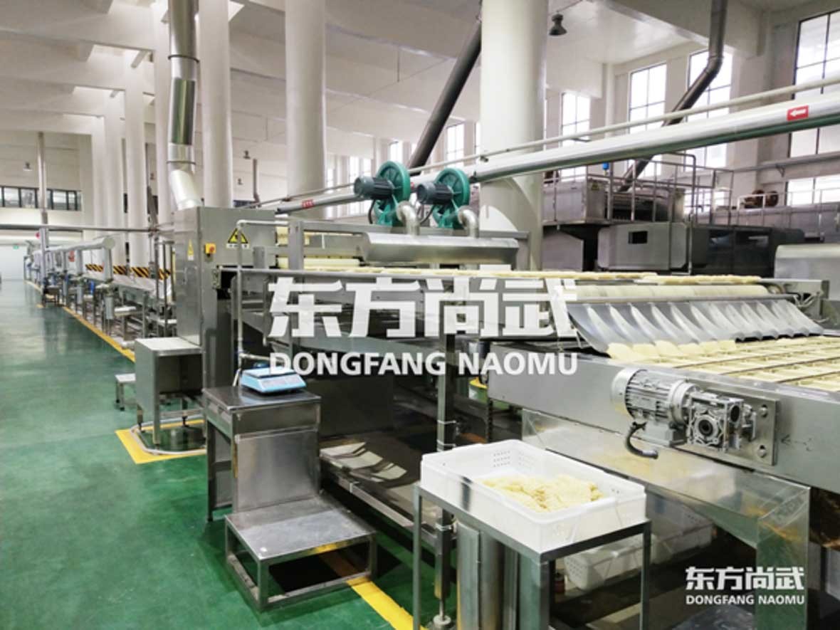 非油炸方便面生产线工厂实拍 非油炸方便面生产线工厂实拍