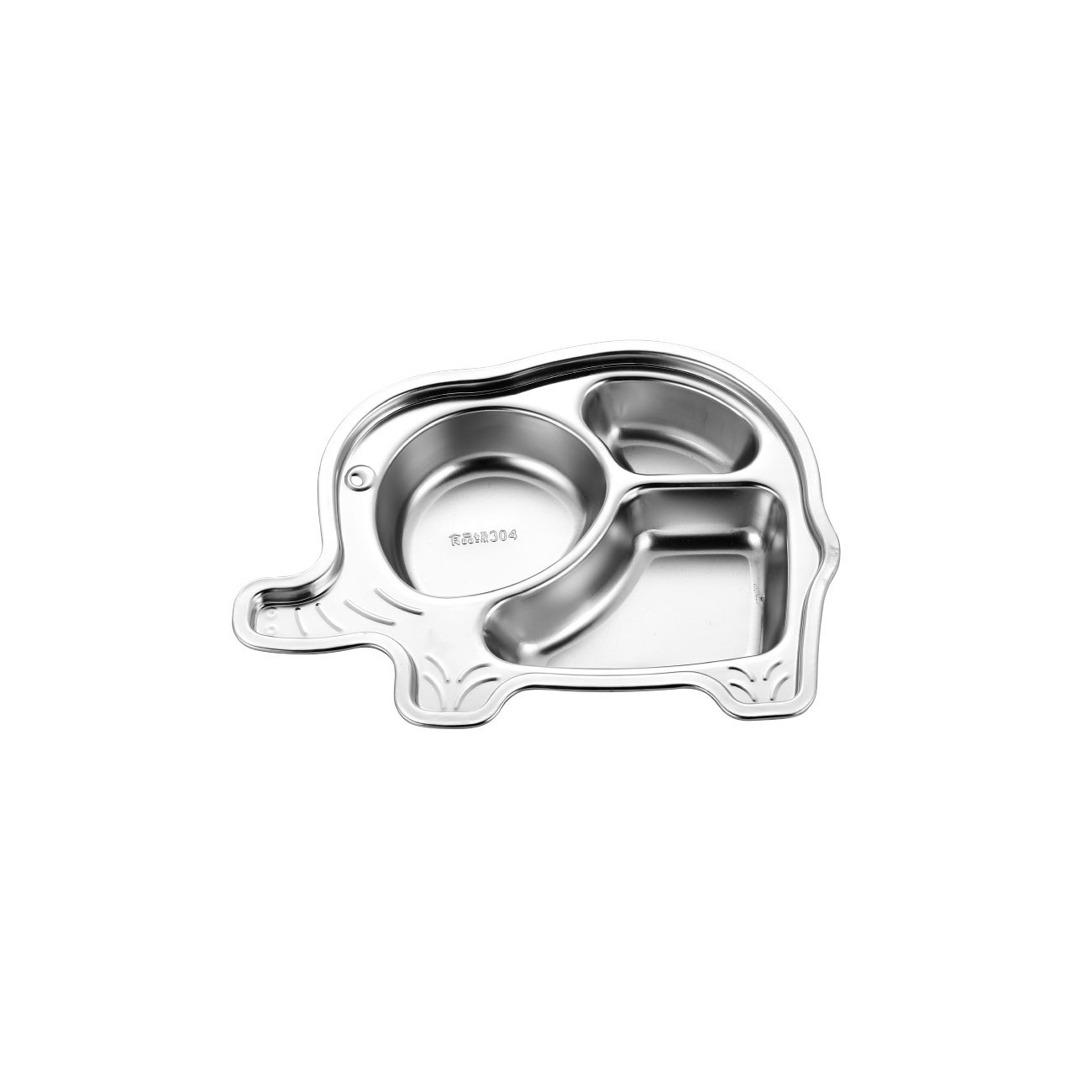 Stainless Steel Divided Plate for Kids