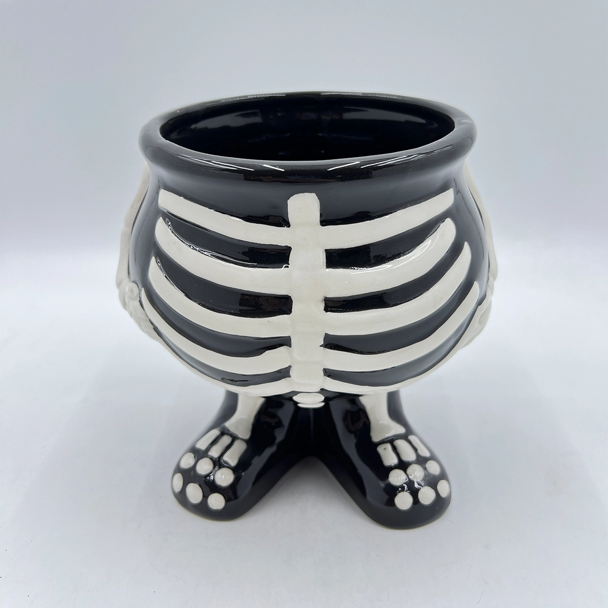 HY231387 Ghost Festival human bone flower pot