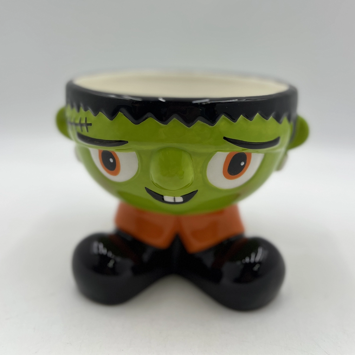 HY232161 Ghost Festival bowl with feet-heavy soil