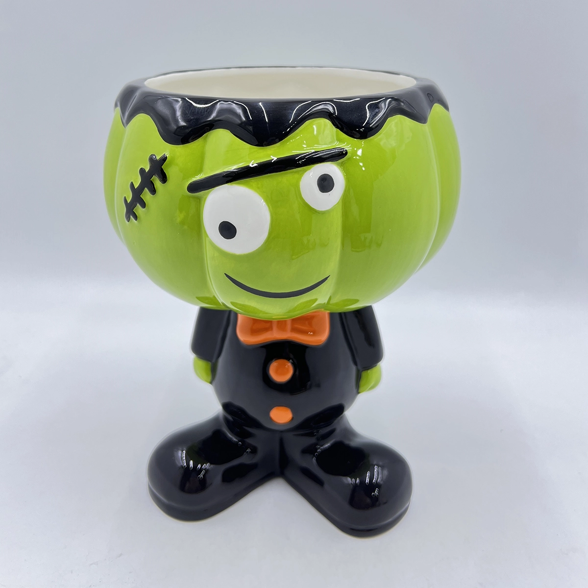 HY231996 Ghost Festival bowl with feet-heavy soil
